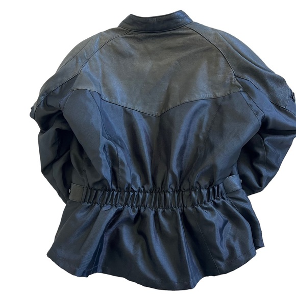 Laurence Roy Motorcycle Jacket Leather & Cordura Women’s Size XL - Picture 3 of 14
